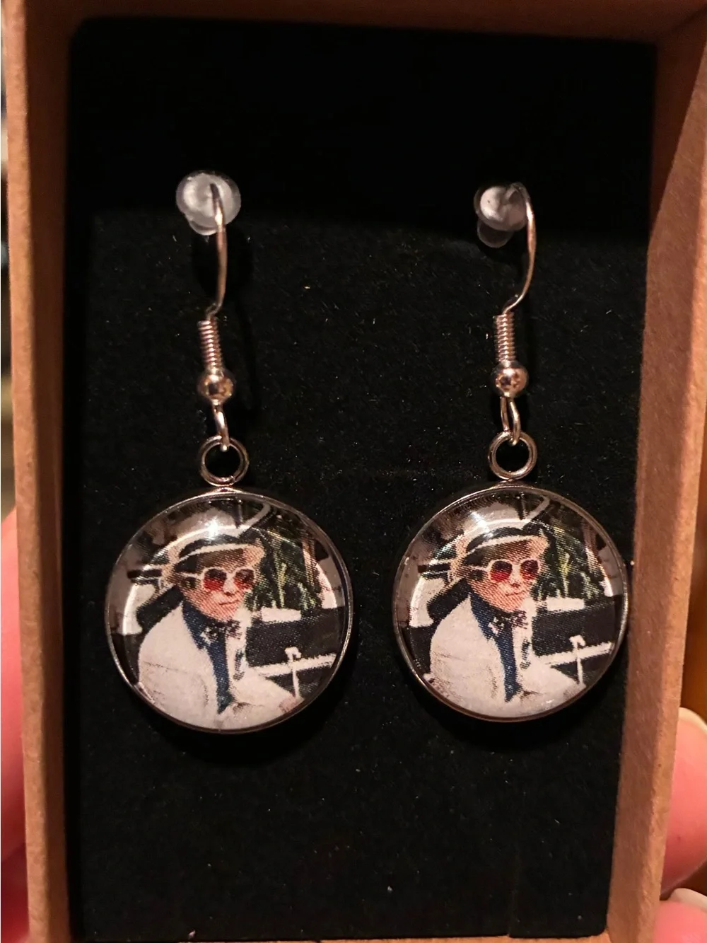 Elton John 18mm Dangle Earrings